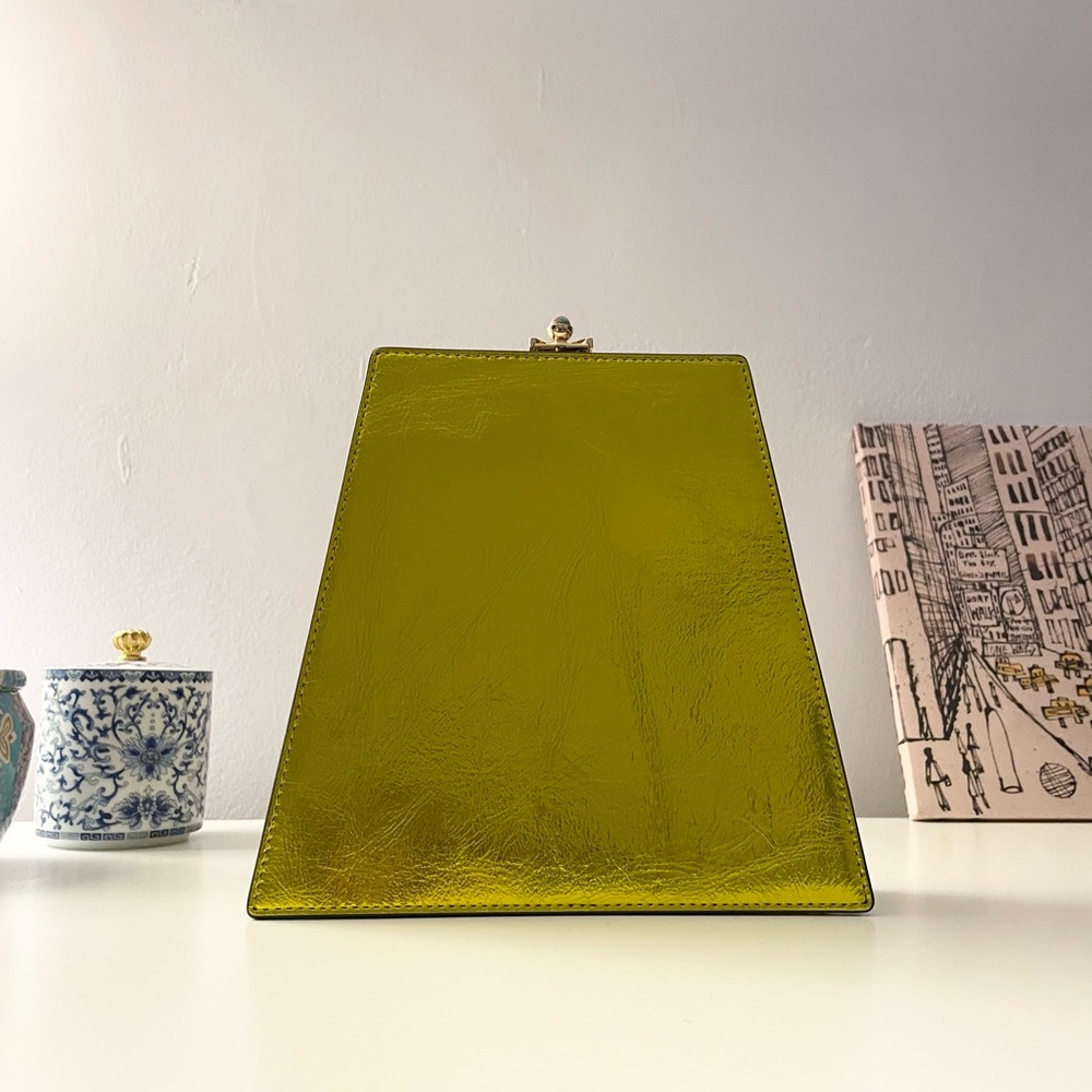 Tory Burch Gold Foil Clutch